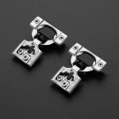 60 Pack 30 Pairs 3/4 inch Overlay Soft Close Hinges for Kitchen Cabinet Hinges Satin Nickel Hidden Hinges Stainless Steel Concealed Hinge self Closing