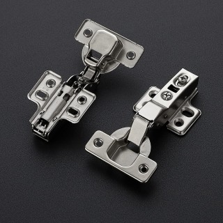 60 Pack 30 Pairs European Kitchen Cabinet Hinges Soft Close Half Overlay Cabinet Door Hinges Heavy-Duty Frameless Adjustable Concealed Cabinet Cup Hinge