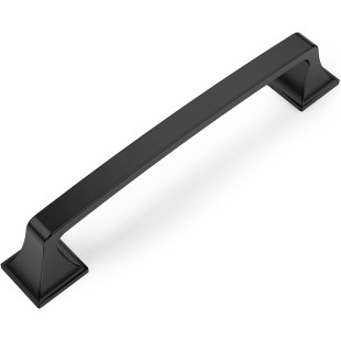 30 Pack Kitchen Cabinet Handles Matte Black Cabinet Pulls 5 Inch(128mm) Hole Center Cabinet Hardware for Bathroom Drawer Pulls Dresser Pulls AM002…