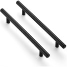 8 inch Pulls Premium Collection, 8" (203mm) Cabinet pulls, Drawer Pulls, Handle Pulls, Bar Pulls. Center to Center 5 inch. (30, Matt Black)